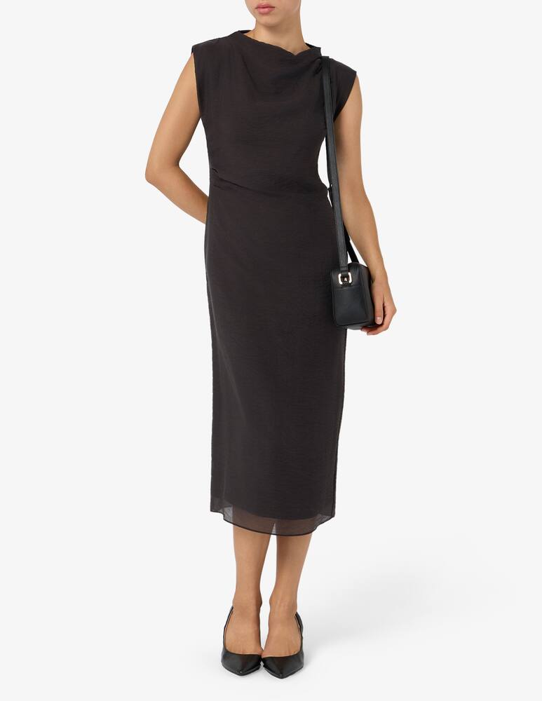 rinascente 24.7 Studio Draped crinkle dress