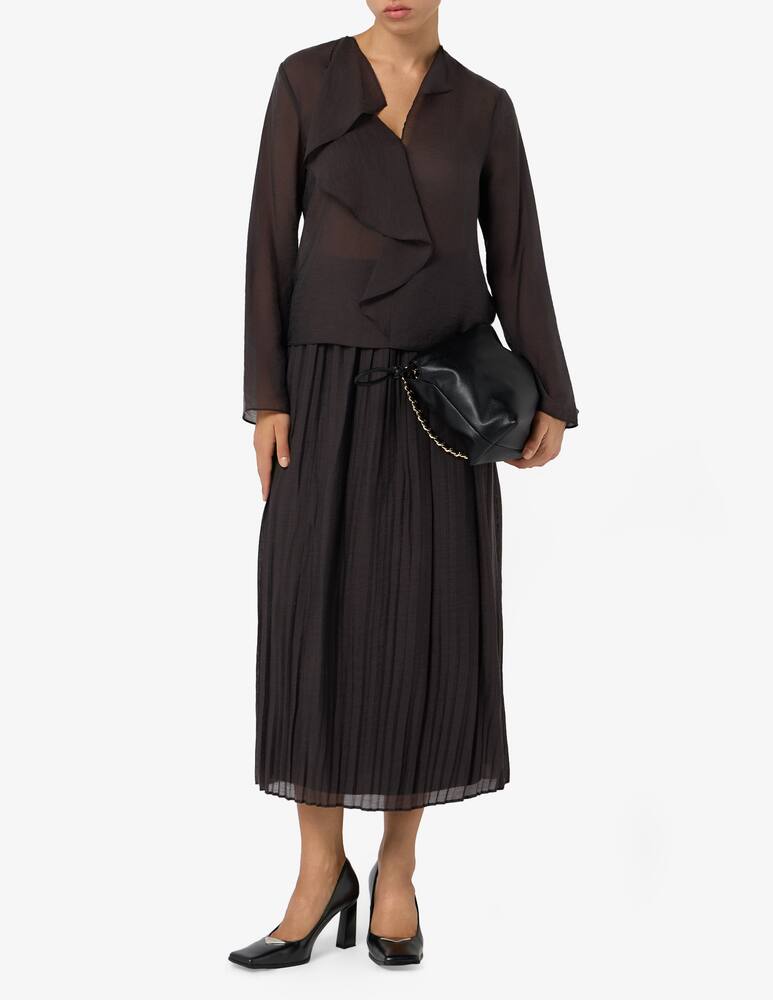 rinascente 24.7 Studio Blouse volant crinkle