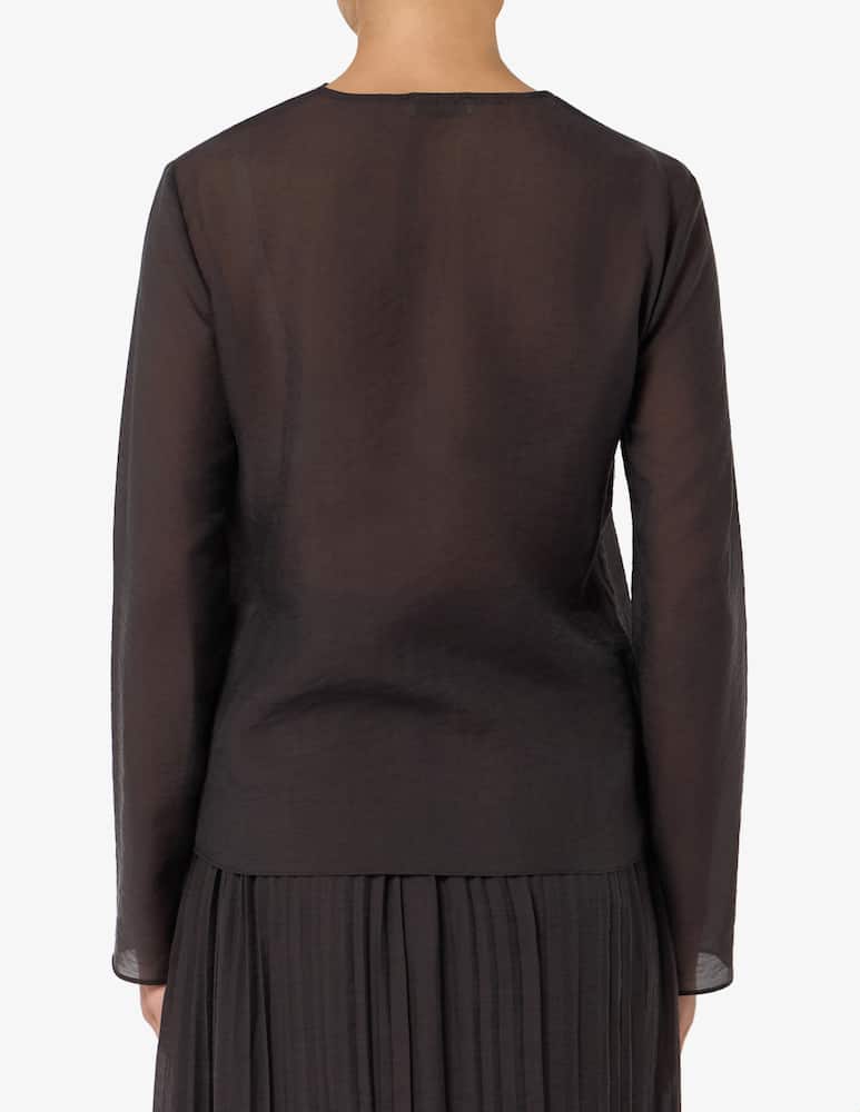 24.7 Studio Blusa volant crinkle - immagine 3 24.7 Studio Blusa volant crinkle - immagine 3