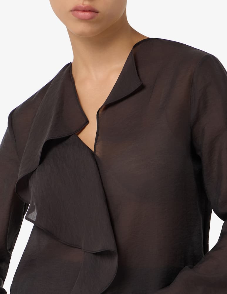24.7 Studio Blusa volant crinkle - immagine 4 24.7 Studio Blusa volant crinkle - immagine 4