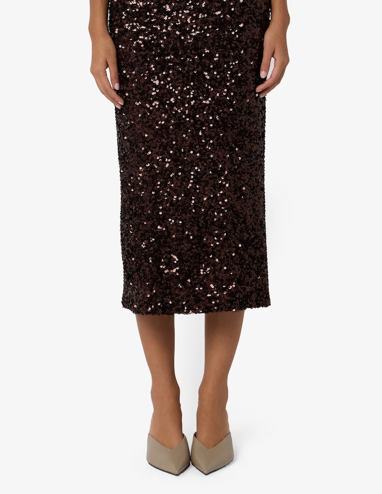 rinascente 24.7 Studio Sequin midi skirt