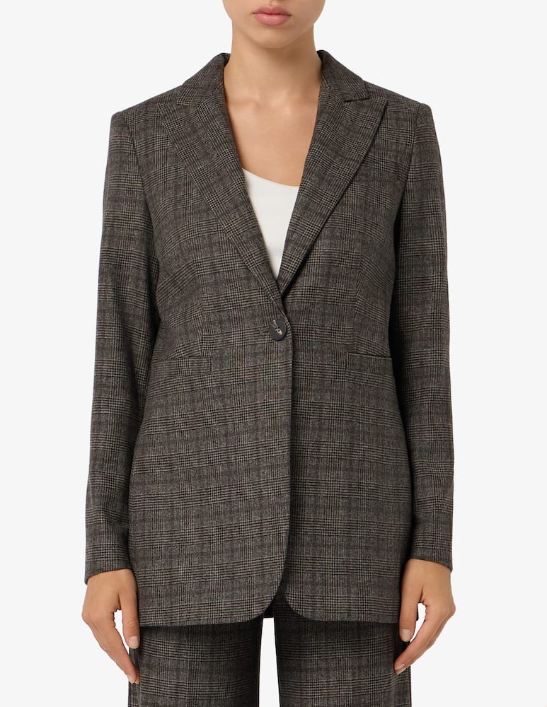 rinascente 24.7 Studio Tailored check blazer