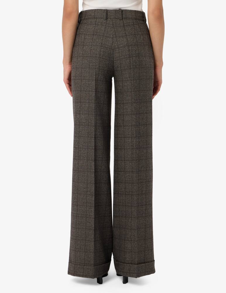 rinascente 24.7 Studio Plaid wide-leg trousers