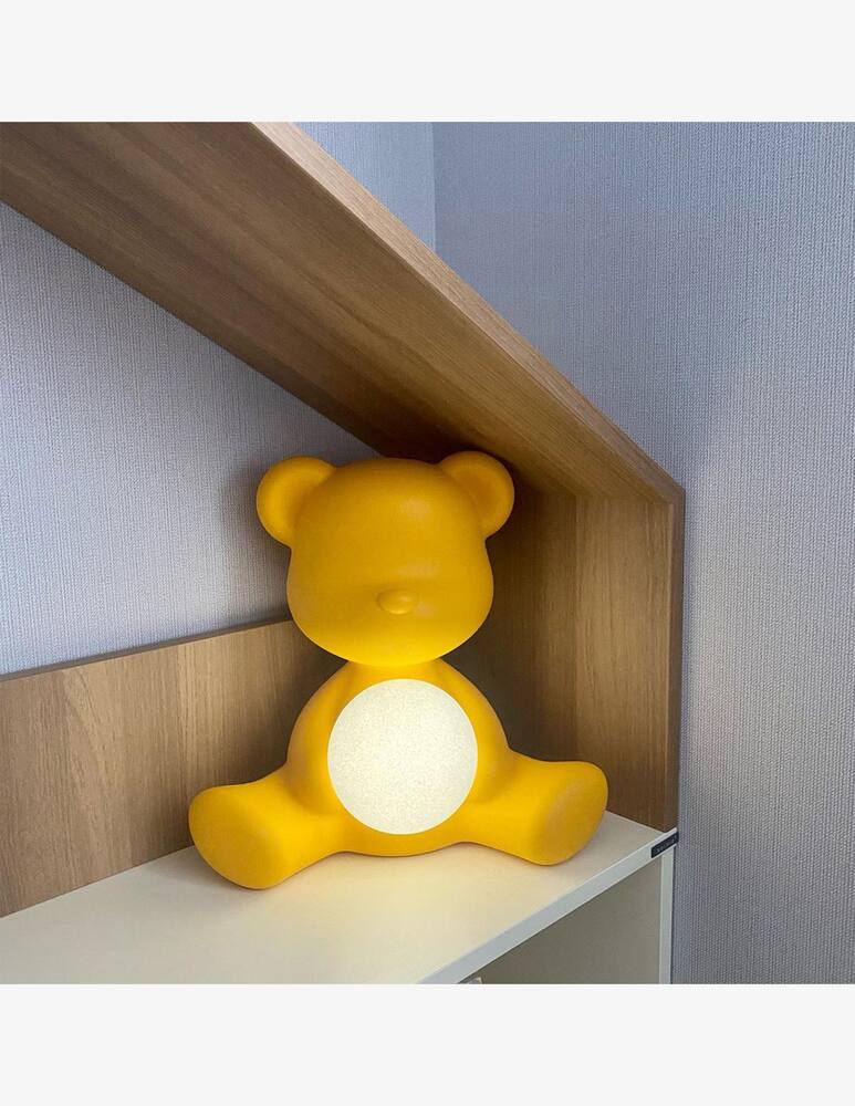 rinascente Qeeboo Teddy Girl Lampada Da Tavolo Gialla - Giallo