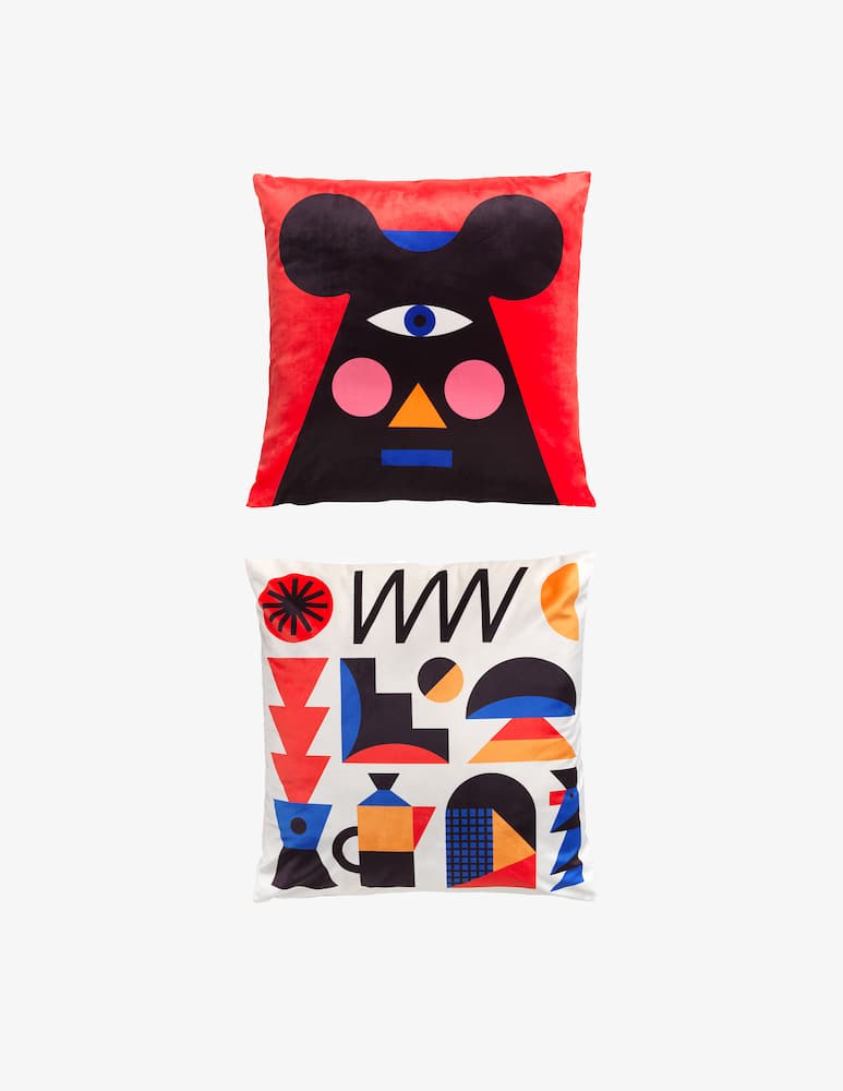 Qeeboo Cuscino Mr. Mouse - immagine 1 Qeeboo Cuscino Mr. Mouse - immagine 1