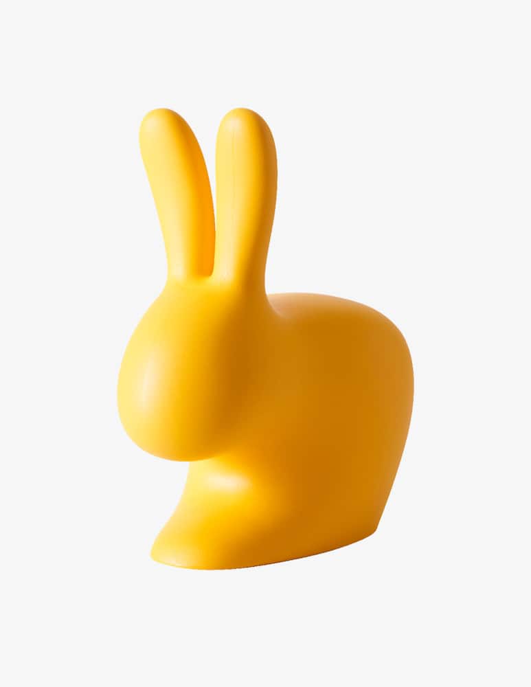 Qeeboo Rabbit Fermaporte Giallo Xs - immagine 1 Qeeboo Rabbit Fermaporte Giallo Xs - immagine 1