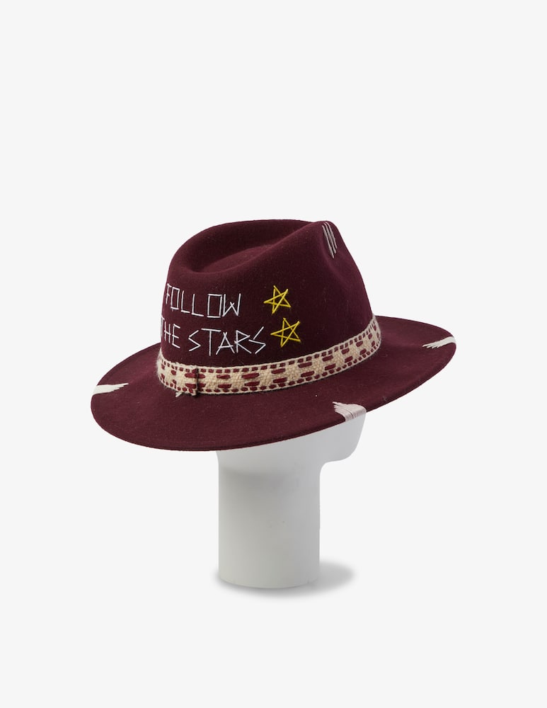 rinascente The Hat Gang Follow The Stars hat - Red