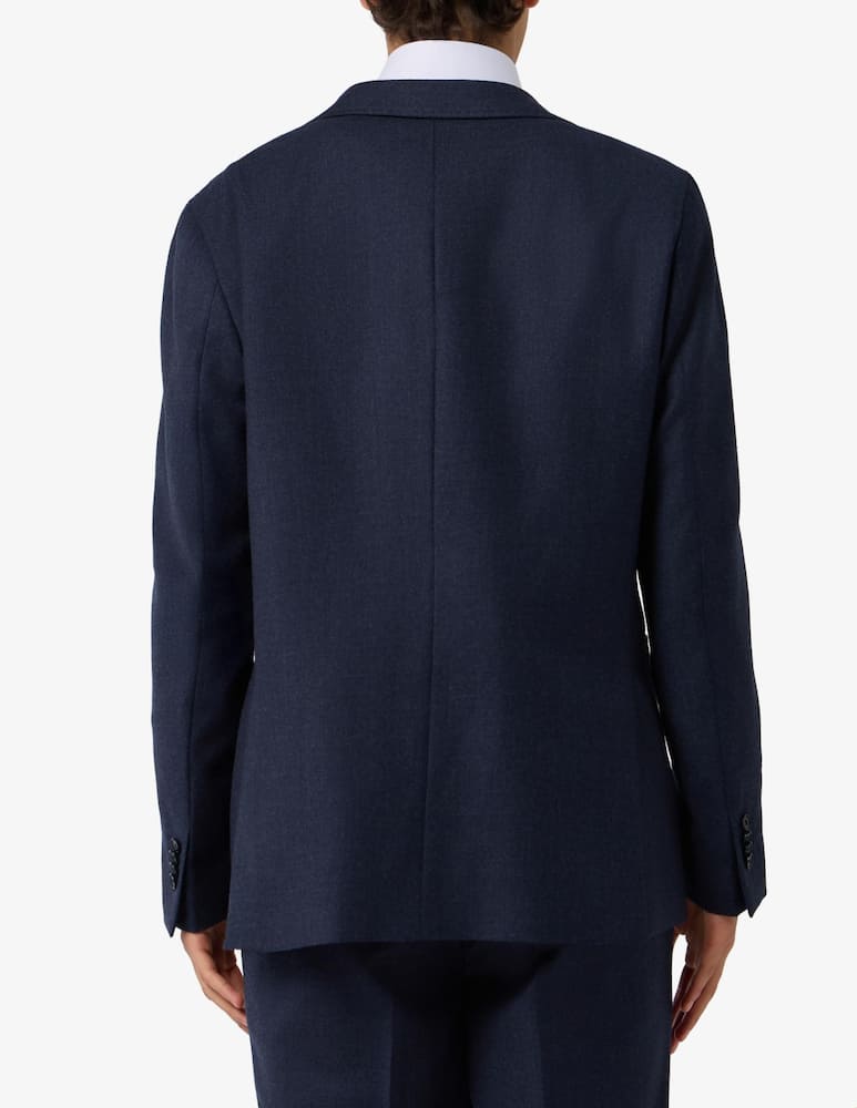 rinascente Misaky Mono-breasted flannel jacket