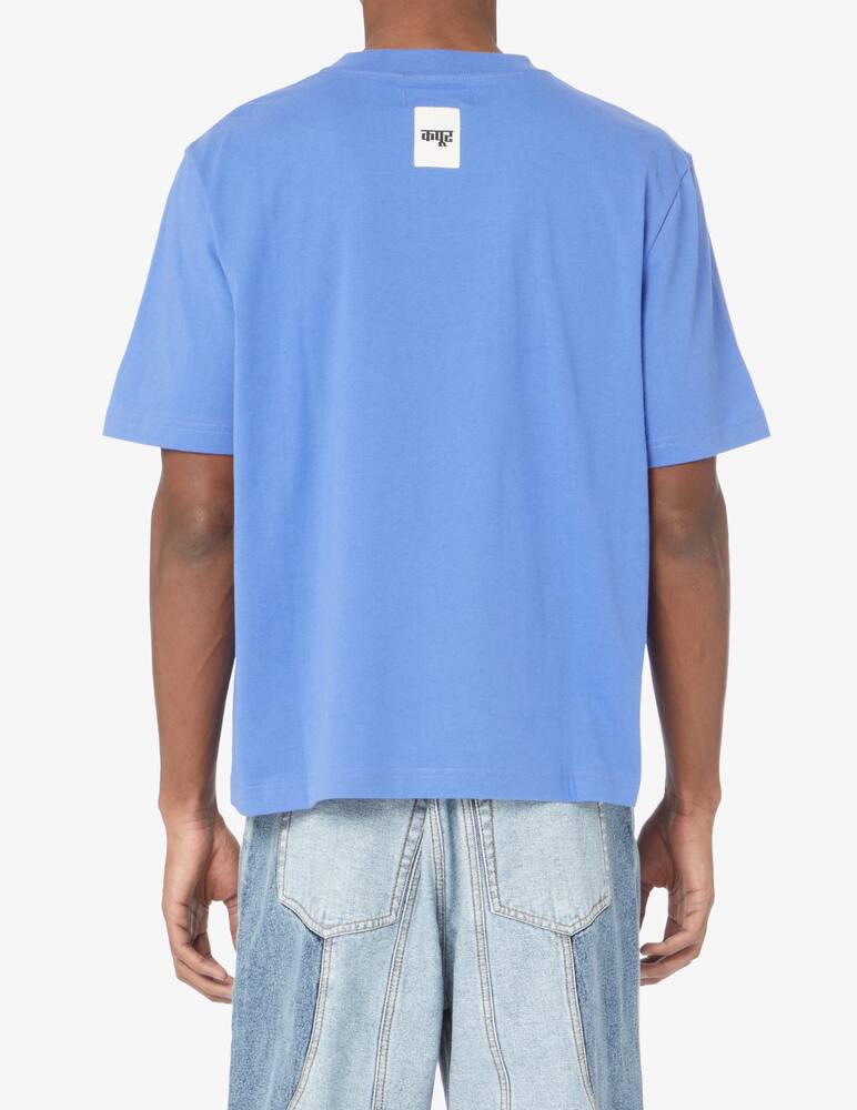 rinascente Dhruv Kapoor Community soul short t-shirt - Blue