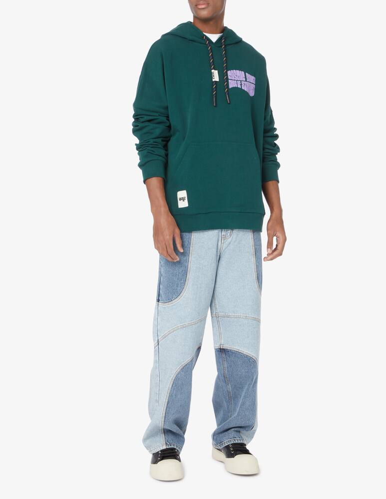 rinascente Dhruv Kapoor Felpa con cappuccio stardust  - Verde