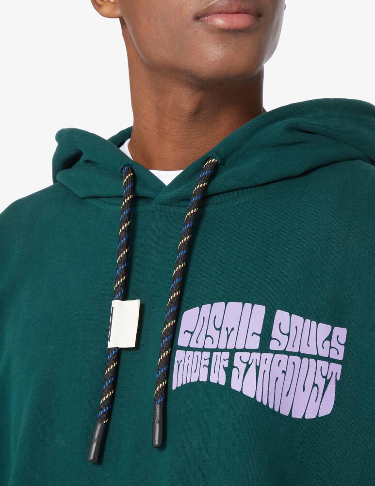 rinascente Dhruv Kapoor Felpa con cappuccio stardust  - Verde