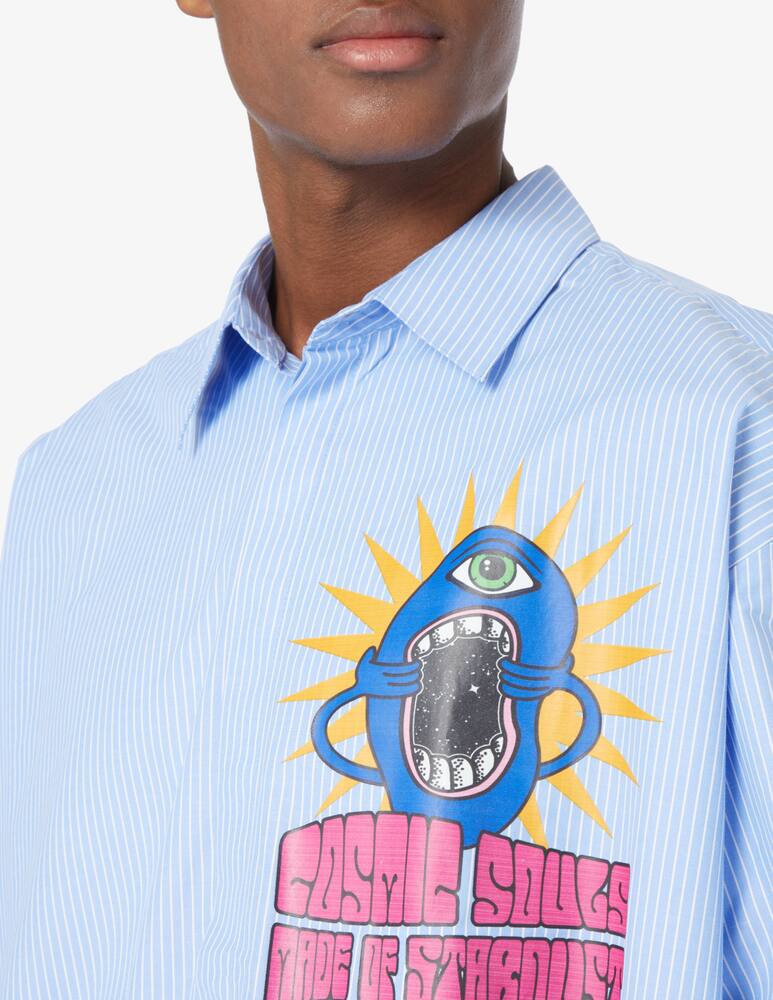 rinascente Dhruv Kapoor Stardust oversized shirt - Light blue