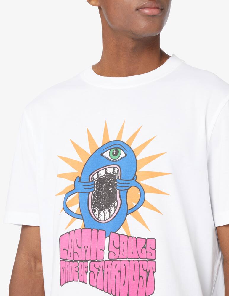 rinascente Dhruv Kapoor Maglietta cosmic souls  - Bianco