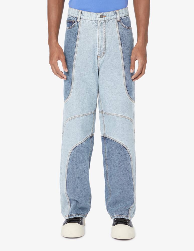 rinascente Dhruv Kapoor 2-tone paneled denim - Light blue