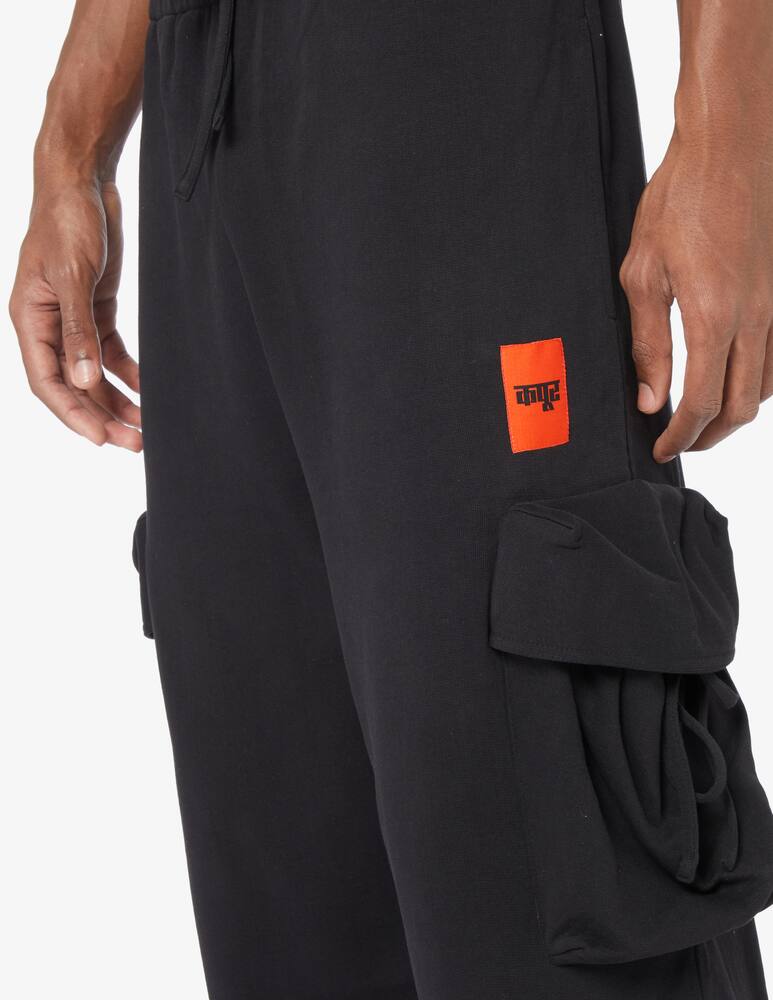 rinascente Dhruv Kapoor Pantalone tuta cargo - Nero