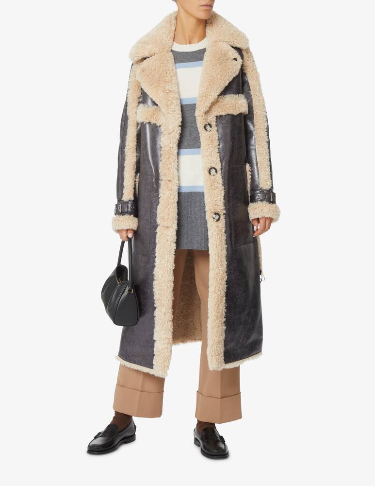 rinascente urbancode Reversible aviator inspired coat - Grey