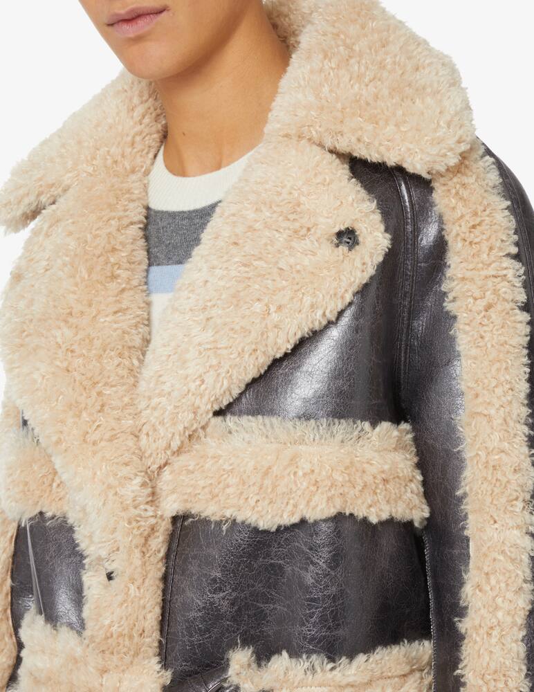 rinascente urbancode Reversible aviator inspired coat - Grey