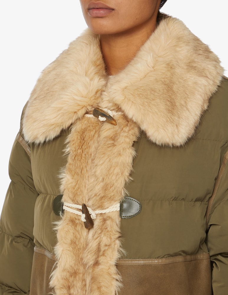 rinascente urbancode Reversible hybrid duffle coat - Olive