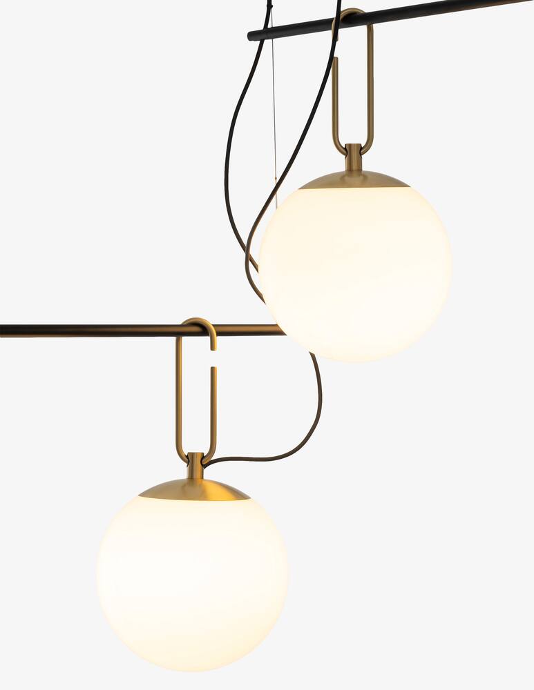 rinascente Artemide Nh S2 22 Lampada da Soffitto - Nero