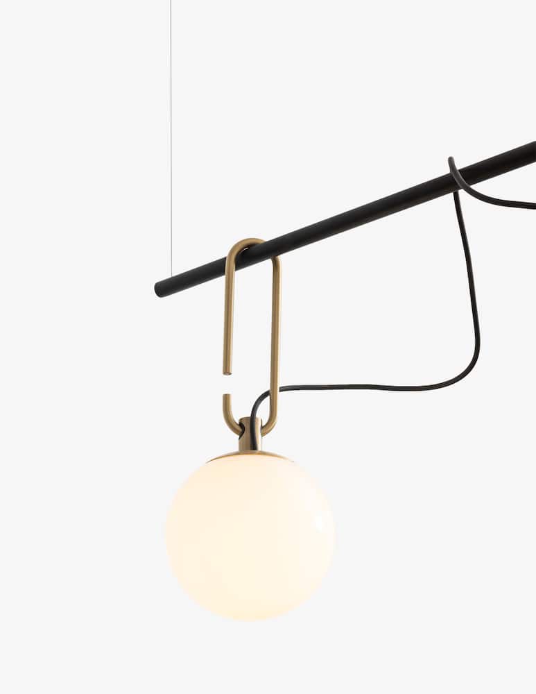 rinascente Artemide Nh S2 22 Lampada da Soffitto - Nero