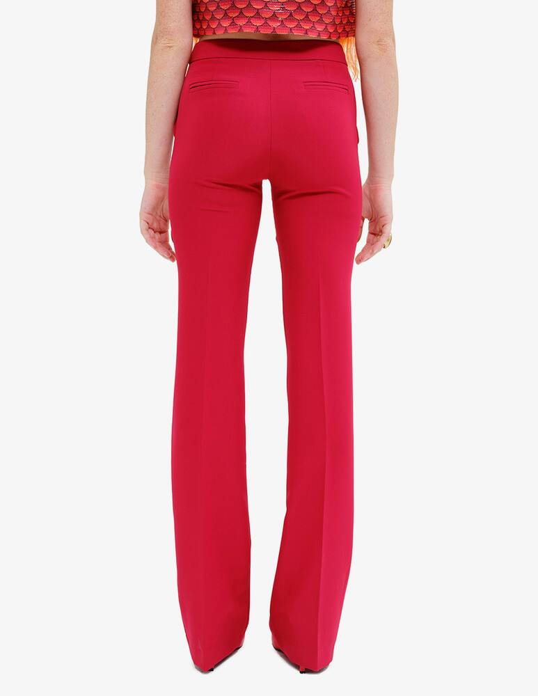 rinascente Face to Face Style Red eloise flare pants - Red