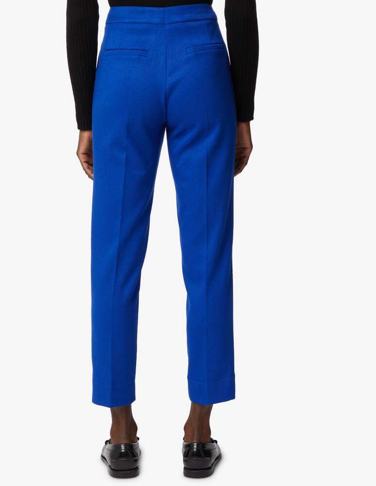 rinascente Face to Face Style Pantalone slim fanny in viscosa - Blu