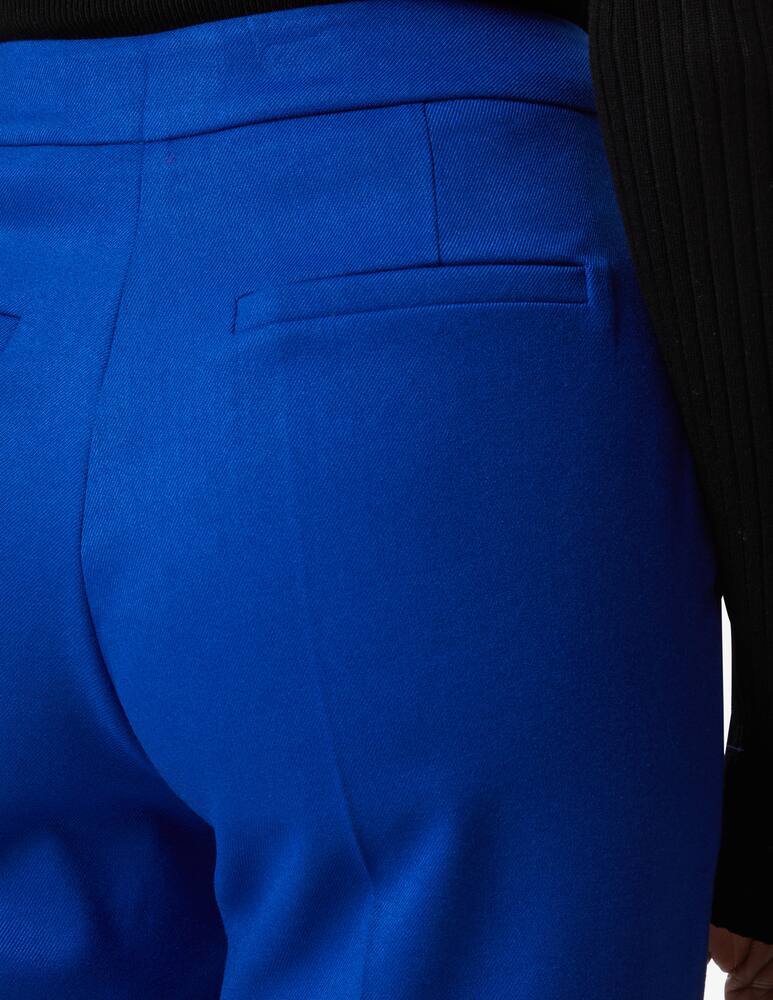 rinascente Face to Face Style Pantalone slim fanny in viscosa - Blu