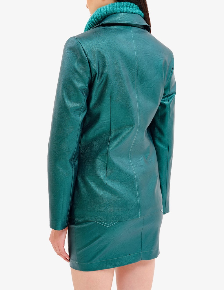 rinascente Face to Face Style Peggy single-braisted jacket - Green