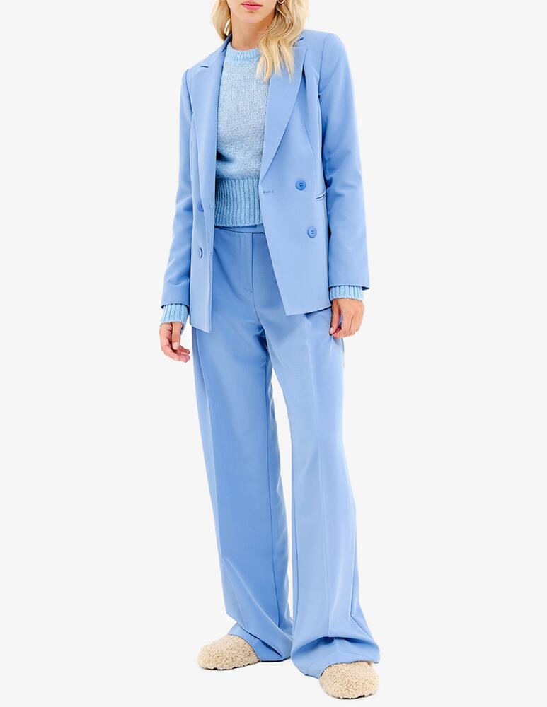 rinascente Face to Face Style Chloe double-braisted blazer - Light blue