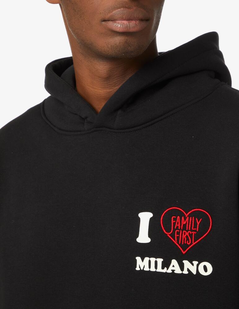 rinascente Family First Love milano hoodie - Black