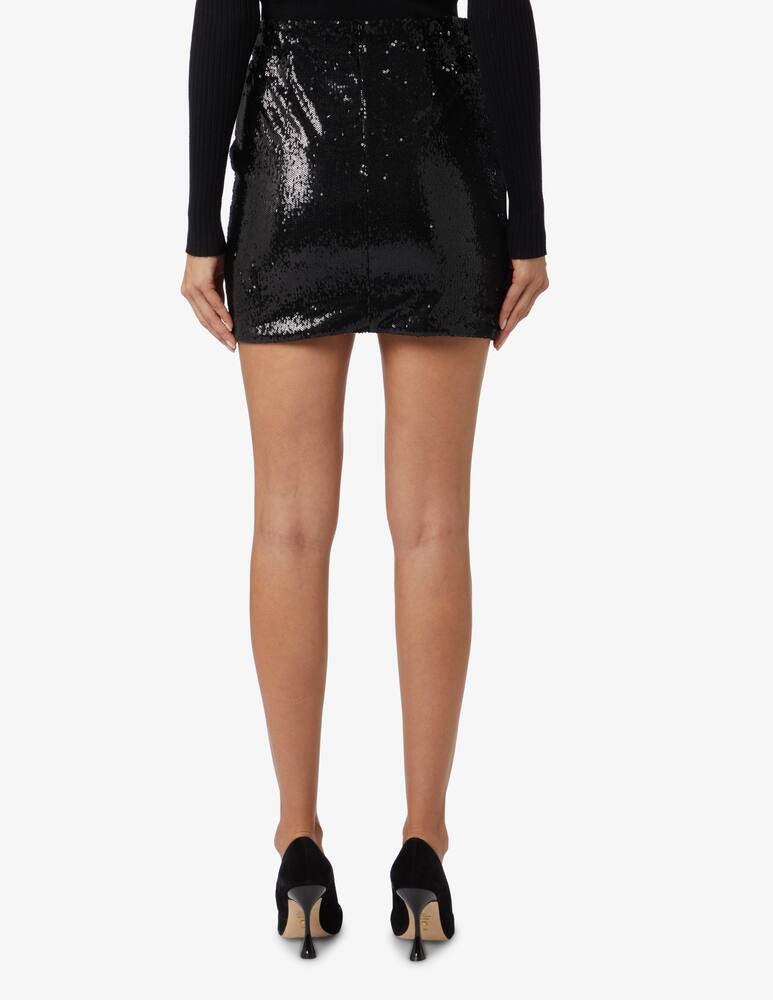 rinascente Suoli Sequined mini skirt - Black