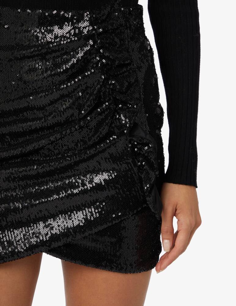 Suoli Sequined mini skirt - Black - picture 4 Suoli Sequined mini skirt - Black - picture 4