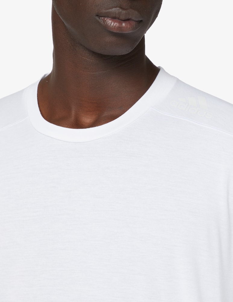 Adidas Performance Maglietta manica corta tech - Bianco - immagine 4