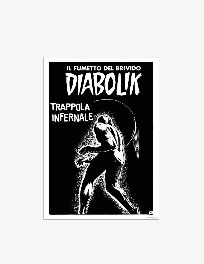 rinascente Diabolik Poster - Multicolor 