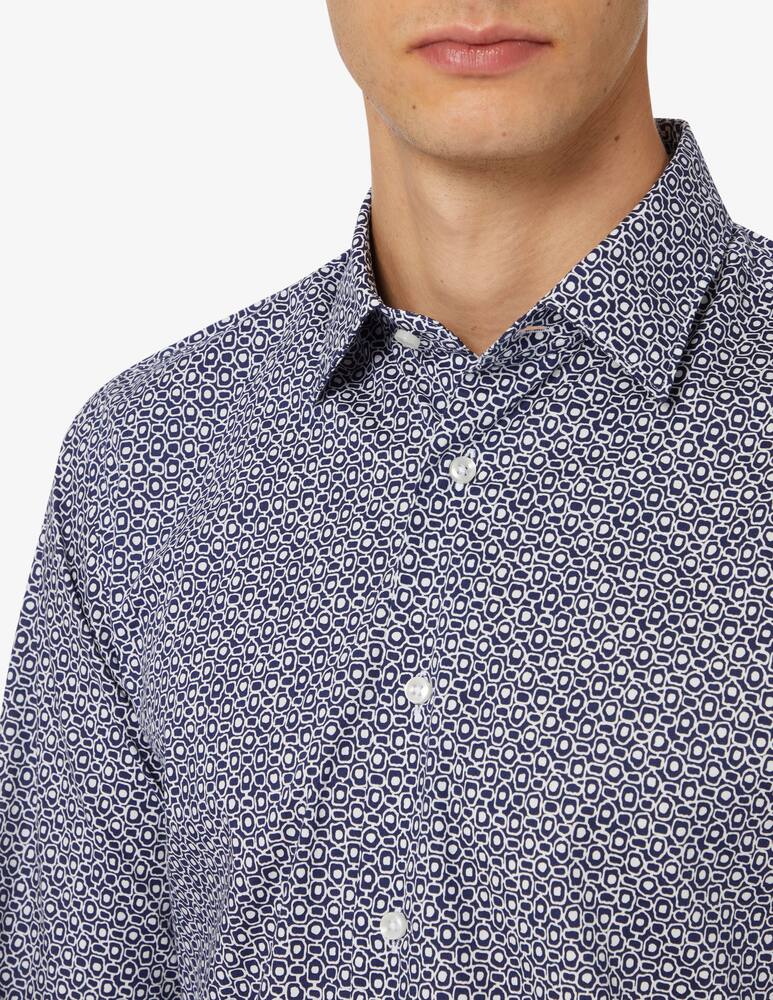 rinascente Sartoria Italiana Camicia modern fantasia cerchi 