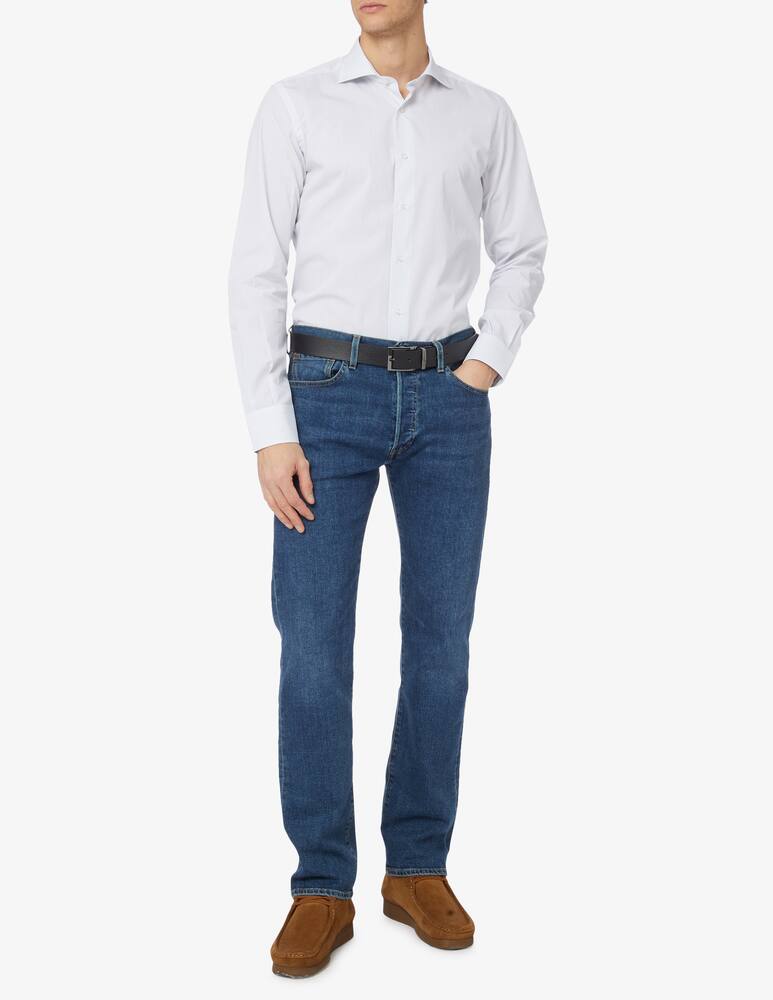 rinascente Sartoria Italiana Double twisted thin stripes shirt 