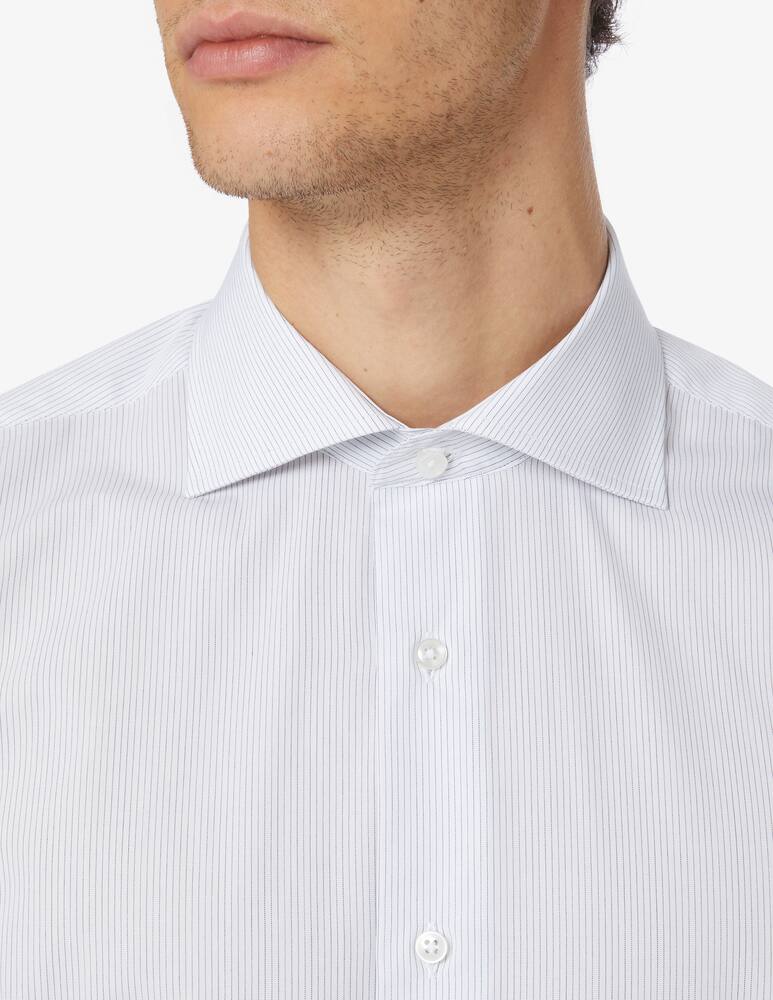rinascente Sartoria Italiana Double twisted thin stripes shirt 