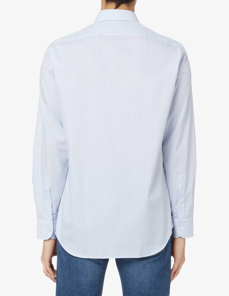 rinascente Sartoria Italiana No iron striped regular shirt 