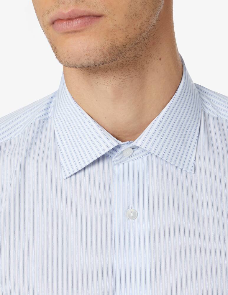 rinascente Sartoria Italiana No iron striped regular shirt 