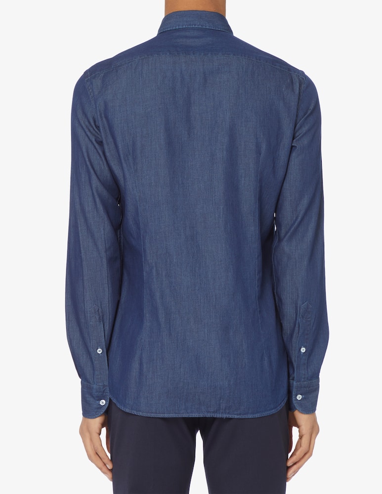 rinascente Sartoria Italiana Denim modern shirt 