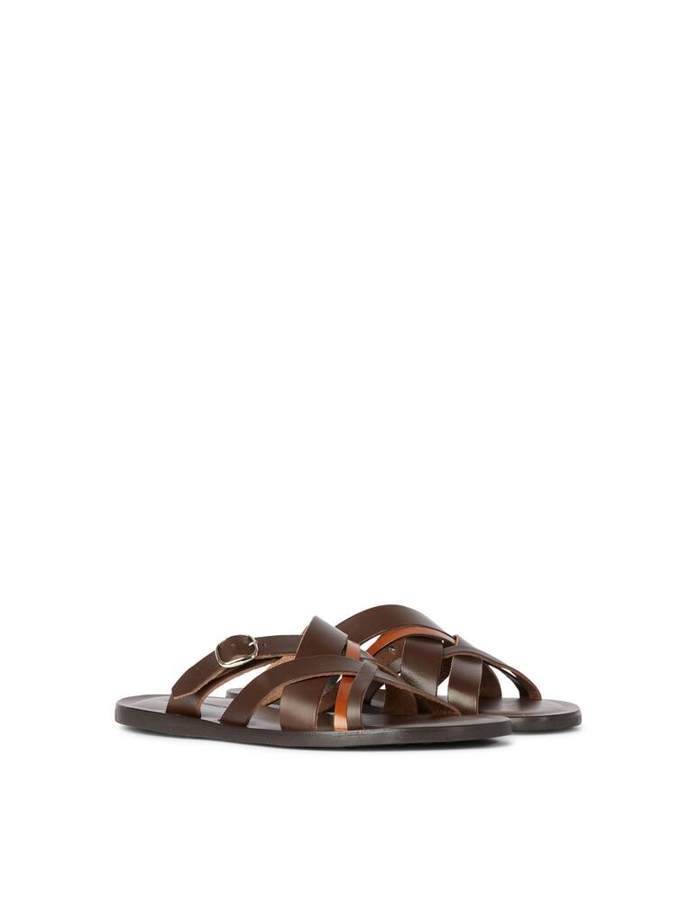 rinascente Moreschi Cross details sandals