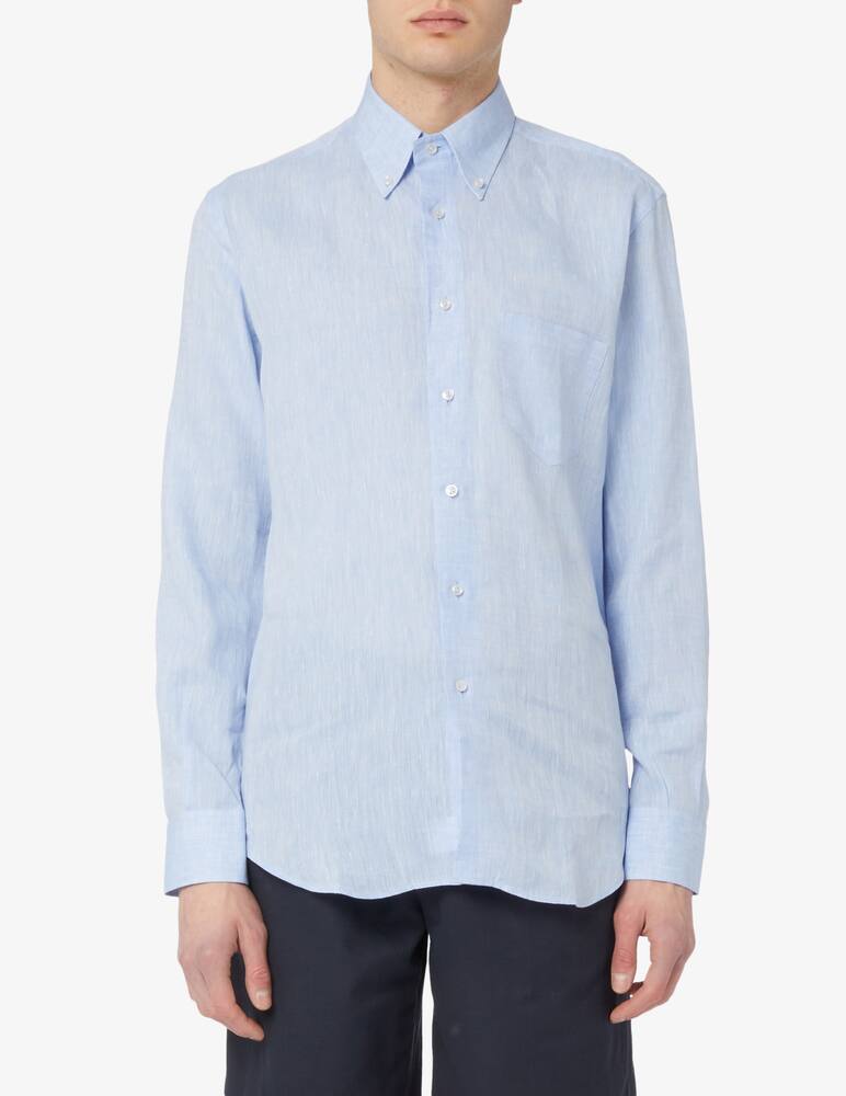 Sartoria Italiana Linen shirt with pocket - picture 1 Sartoria Italiana Linen shirt with pocket - picture 1