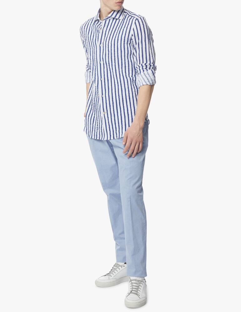 rinascente Mazzarelli Camicia di lino a righe
