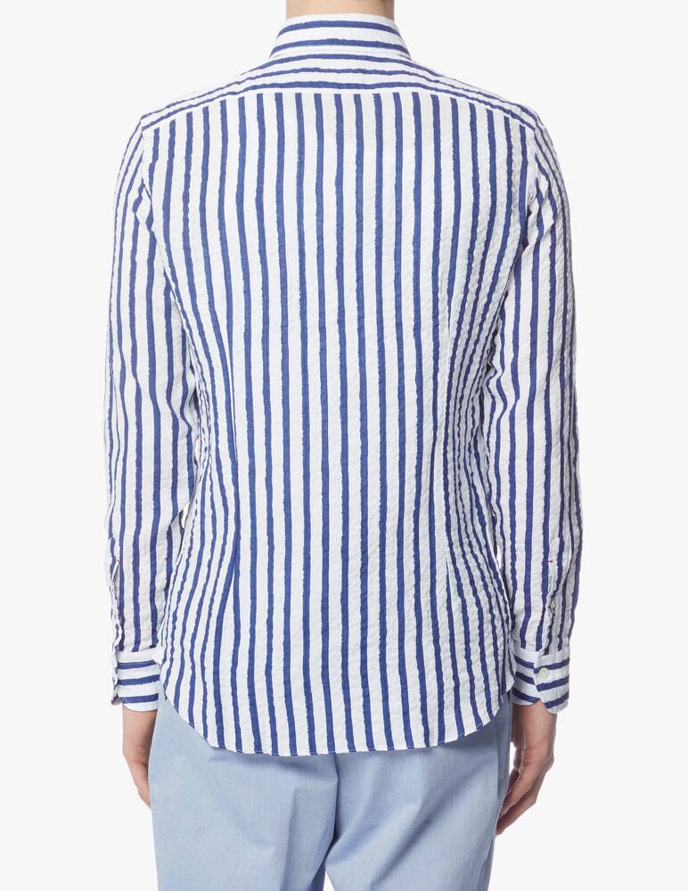 rinascente Mazzarelli Camicia di lino a righe
