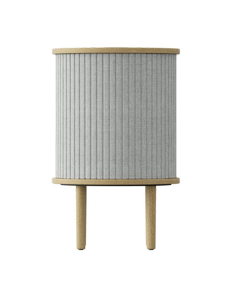 rinascente Umage Audacious Side table  Wooden base Oak  Tambour doors
