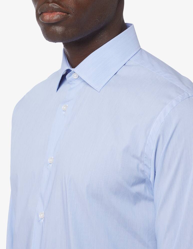 rinascente Sartoria Italiana Camicia popeline stretch microriga 