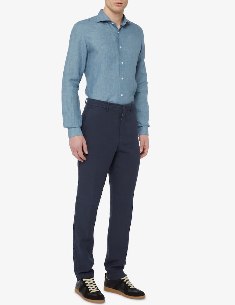 rinascente Delsiena Camicia in lino modern 