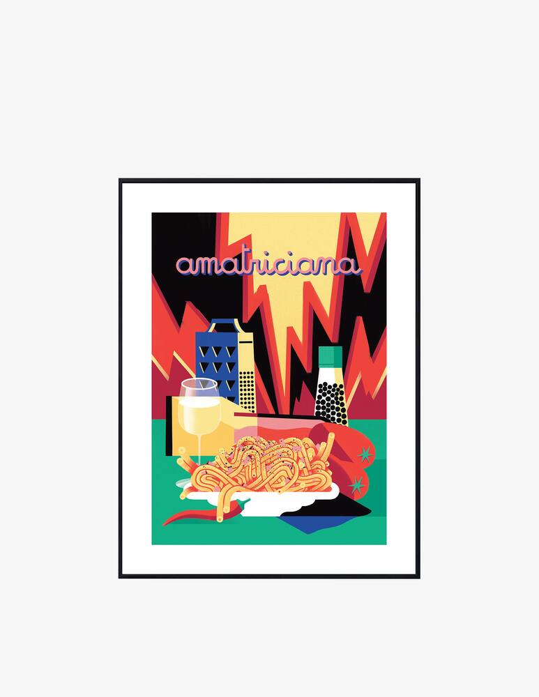 rinascente Slurp Design Poster Slurp D'Autore - Multicolor