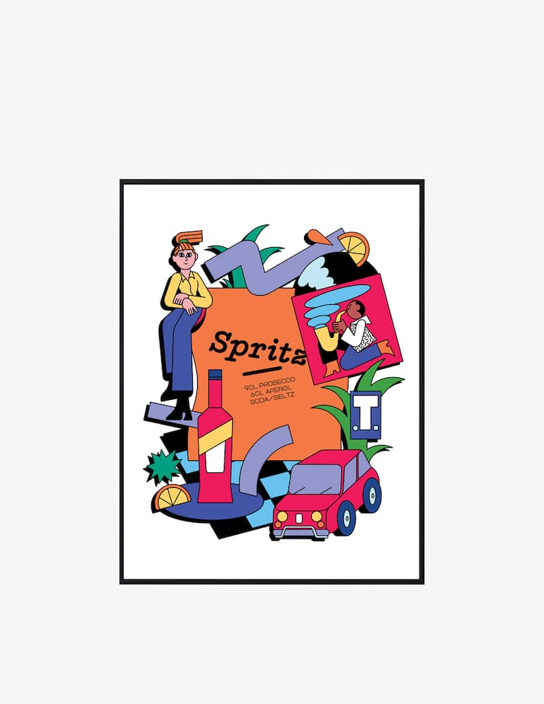 rinascente Slurp Design Author's Slurp Poster - Multi