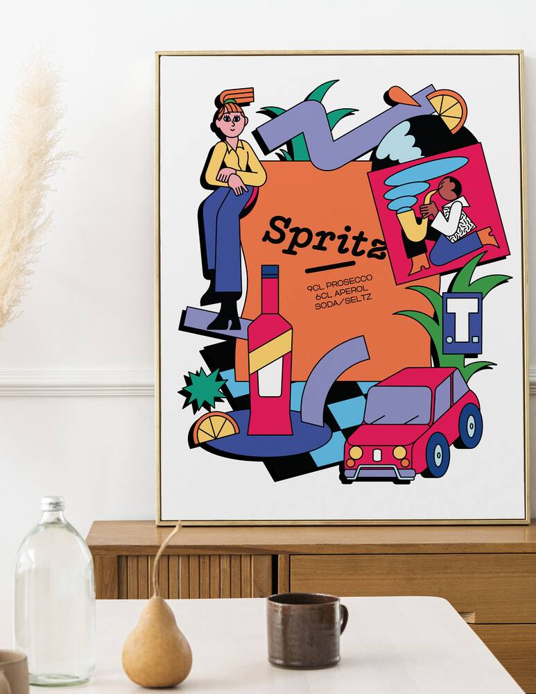 rinascente Slurp Design Author's Slurp Poster - Multi